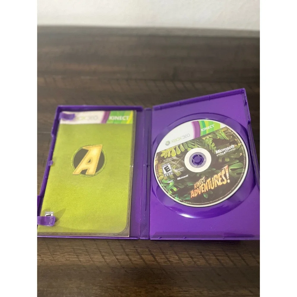 Kinect Adventures! Xbox 360 Game Microsoft Kinect Sensor Required CIB Excellent